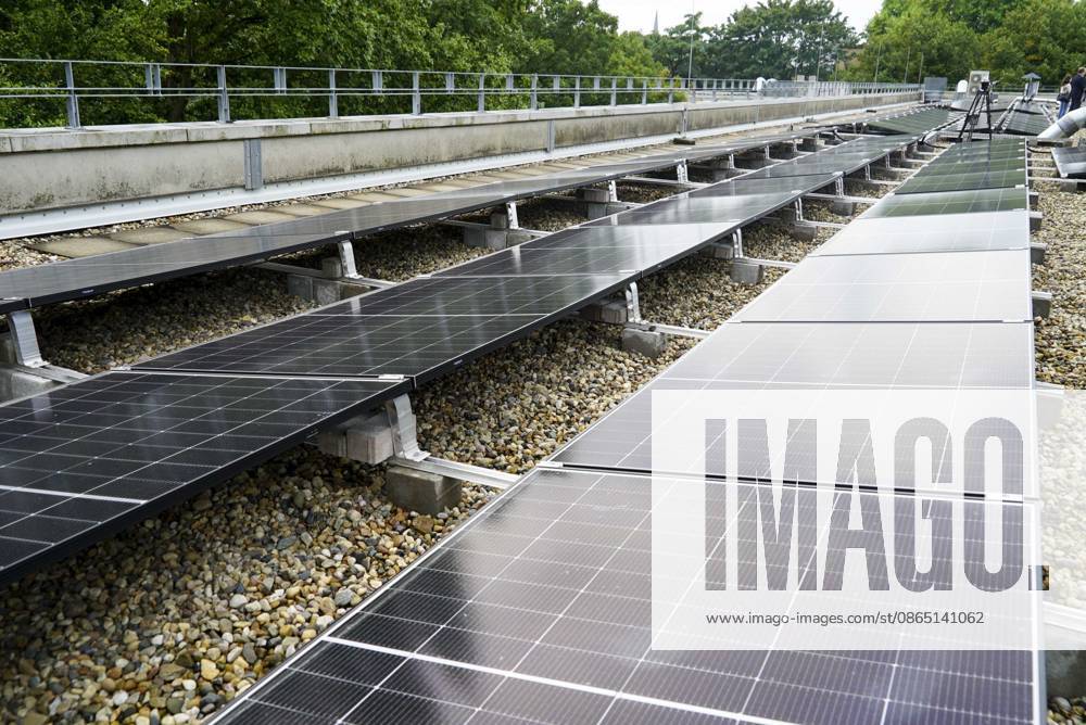 CNTV SOLAR ROOF Photovoltaic Solar Roof Panels on the Roof Inauguration Presentation New Solar Roof for the University of Hamburg Administration August 28, 2026, in Hamburg, Germany