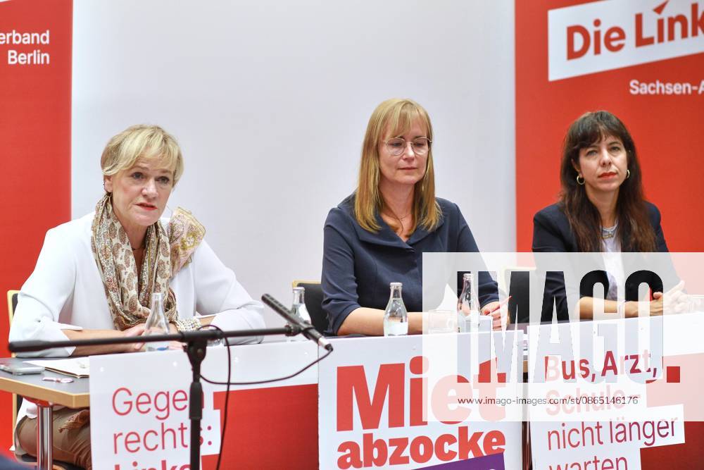 Halle, Saale, Saxony-Anhalt, Germany, August 28, 2026 MMZ Joint Statement by the Leading Female Candidates for Die Linke Leading female candidates for Die Linke in the federal states of Mecklenburg-Western Pomerania, Saxony-Anhalt, and Berlin: Simone Oldenburg, Eva von Angern, and Elif Eralp