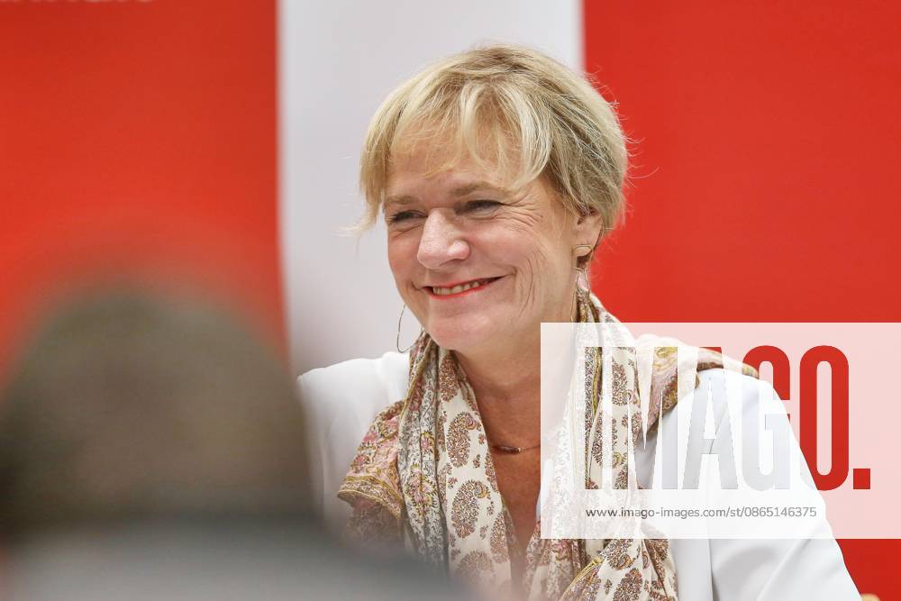 Halle, Saale, Saxony-Anhalt, Germany, August 28, 2026, MMZ: Joint Statement by the Leading Female Candidates for Die Linke; Leading Female Candidate for Mecklenburg-Western Pomerania, Simone Oldenburg