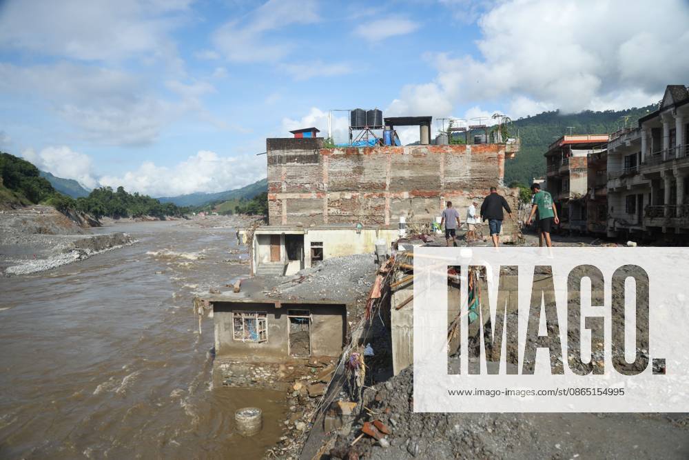 A massive flood in the Bhotekoshi River has affected riverbanks and nearby houses in Nuwakot, Nepal, causing widespread damage to homes, roads, bridges and other infrastructure in the area. Many people remain missing, while the figures are still developing. Rescue teams and security personnel are conducting search and rescue operations along the river and affected areas to locate missing people and assist those impacted by the disaster. Nuwakot Nepal - ZUMAq101 20260828_zna_q101_028