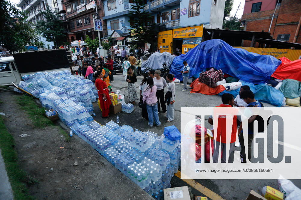 Citizens Collect Relief Supplies For Nuwakot Flood Victims Kathmandu, Nepal -- August 28, 2026: Members of the public collect and organize relief supplies at Maitighar in Kathmandu for families affected by the recent floods in Nuwakot. The community-led initiative, carried out at citizens own expense, aims to provide flood victims with essential food, clothing and other daily necessities amid the disaster. Kathmandu Nepal
