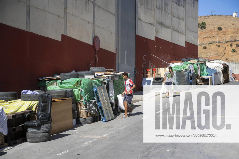 Daily Life of Migrants in the El Tarajal Industrial Park Two migrant minors in the El Tarajal Industrial Park, on August 28, 2026, in Ceuta, Spain. Ceuta has announced plans to renovate the six industrial buildings in the El Tarajal industrial park in order to transform them into a reception center. The project includes the installation of restrooms, kitchens, bedrooms, and other facilities. Depending on the condition of each building, the project will also require the replacement of roofs, painting, and other repairs. AUGUST 28, 2026 MIGRATION CRISIS Ceuta, Spain