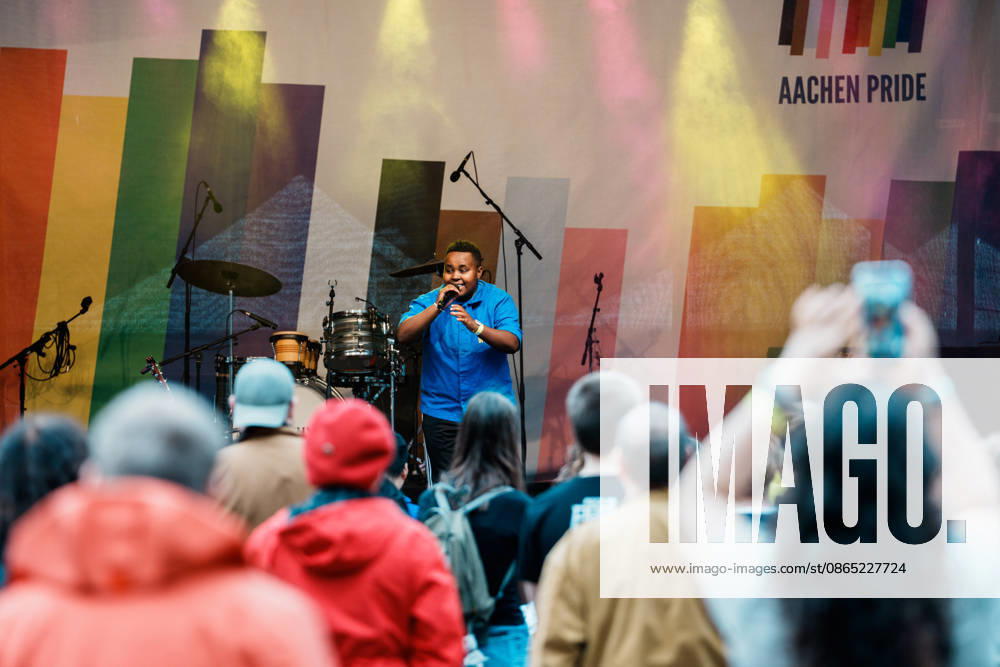 Germany, Aachen CSD, Aachen Pride 2026, Christopher Street Day, parade, equality, anti-queer sentiment, trans rights, equal rights, Katschhof stage between the cathedral and city hall, singer Queen Mahoro