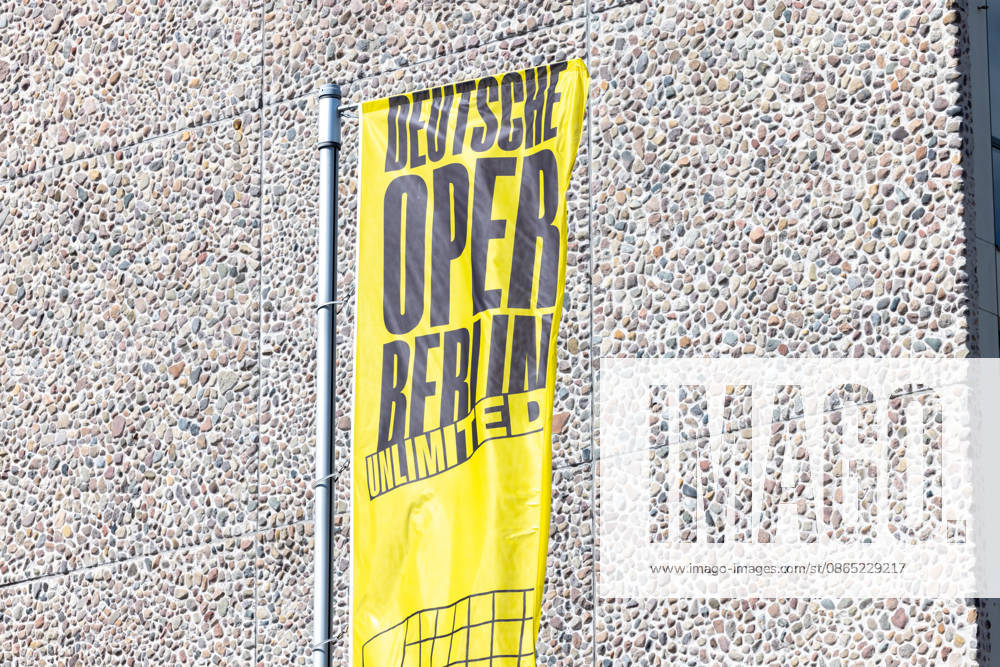 Costume Parade at the Deutsche Oper Berlin, Berlin, Germany, on August 29, 2026. The facade of the Deutsche Oper Berlin on Bismarkstrasse in Berlin-Charlottenburg