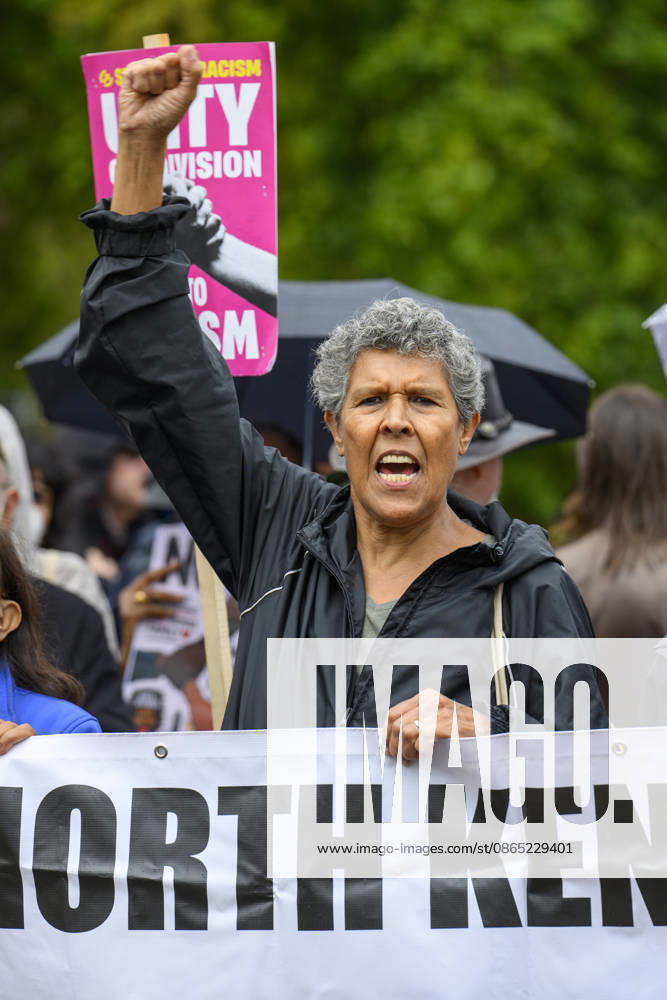 Stand Up To Racism Protest Against UKIP Demonstration LONDON, UNITED KINGDOM - AUGUST 29: Protesters take part in a counter-demonstration organised by Stand Up To Racism group against the anti-Islam demonstration organised by the right wing UK Independence Party (UKIP) in London, United Kingdom on August 29, 2026. Ray Tang Anadolu London United Kingdom. Editorial use only. Please get in touch for any other usage.