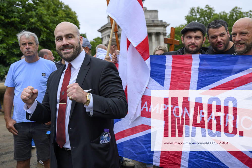 Stand Up To Racism Protest Against UKIP Demonstration LONDON, UNITED KINGDOM - AUGUST 29: Right wing UK Independence Party (UKIP) leader Nick Tenconi attends anti-Islam demonstration in London, United Kingdom on August 29, 2026 Ray Tang Anadolu London United Kingdom. Editorial use only. Please get in touch for any other usage.