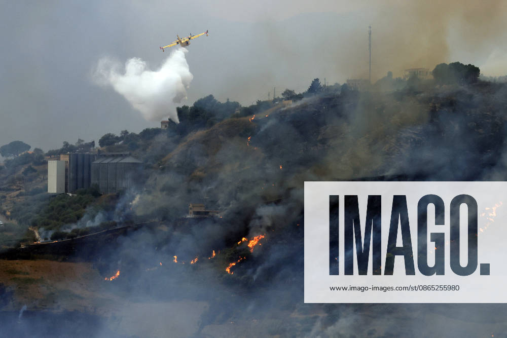 Wildfires on Italy s Sicily island threaten residential areas PALERMO, ITALY - AUGUST 29: Wildfires broke out at several locations threatened residential areas in some parts on Italy s southern island of Sicily, on August 29, 2026. Near the city of Palermo, a fire that started yesterday afternoon in the maquis shrubland stretching between the town of Ciminna and Ventimiglia di Sicilia affected a wide area. Firefighting teams responded to bring the fire under control, working from the ground with water tankers and from the air with firefighting planes and helicopters. One person injured in the fire was transported to hospital by air ambulance helicopter, while many others were forced to leave their homes along with their animals due to the f