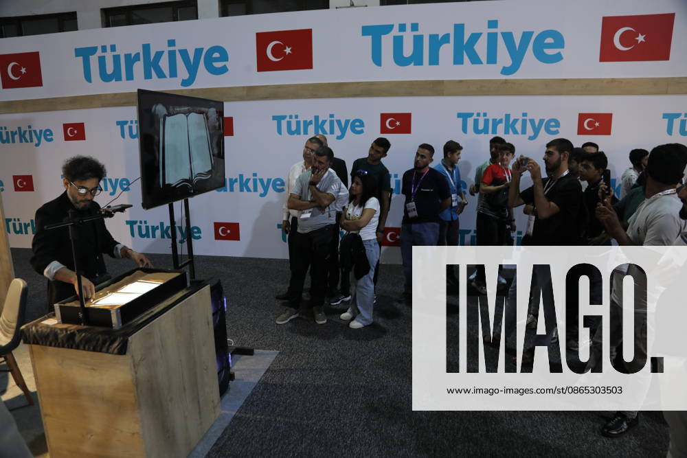 63rd Damascus International Fair DAMASCUS, SYRIA - AUGUST 30 : Turkish companies show interest in the 63rd Damascus International Fair held in Damascus, displaying their products and services across 33 stands in various sectors including construction, food, chemicals, technology, energy, and industry on August 30, 2026 in Damascus, Syria. Hisam Hac Omer Anadolu Damascus Suriye. Editorial use only. Please get in touch for any other usage.