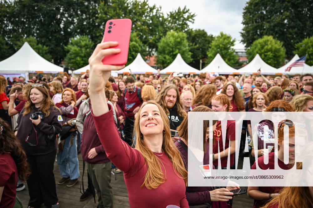Redheads gather from around the world in the Netherlands TILBURG, NETHERLANDS - AUGUST 30: People from different countries and backgrounds gather for the annual Redhead Days festival, bringing together red-haired participants from around the world for a weekend of activities, entertainment and community celebrations in Tilburg, Netherlands, on August 30, 2026. Mouneb Taim Anadolu Tilburg Netherlands. Editorial use only. Please get in touch for any other usage.