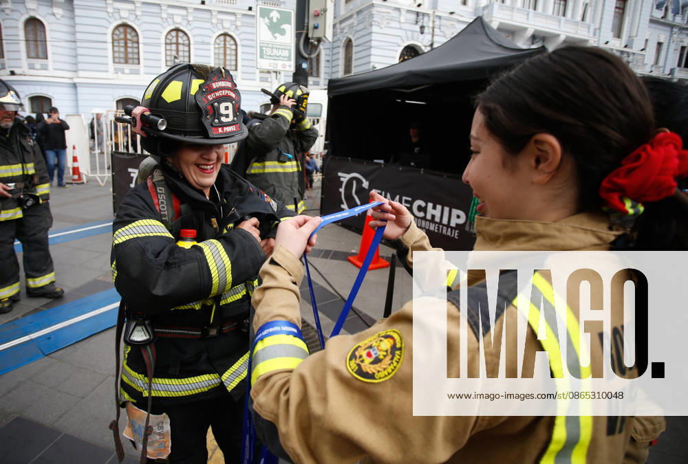 Valparaíso, August 30, 2026—A new edition of the Valparaíso Cerro Arriba firefighting event took place on the hills and stairways of Valparaíso, featuring nearly 2,600 firefighters from all over Chile and other countries. Manuel Lema Aton, Chile, Valparaiso, Chile Aton 1185122