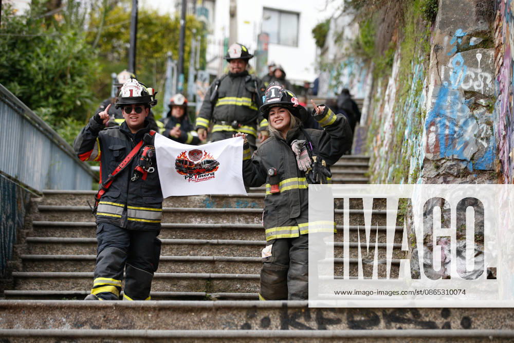 Valparaiso, August 30, 2026—A new edition of the Valparaiso Cerro Arriba firefighting event took place on the hills and stairways of Valparaiso, featuring nearly 2,600 firefighters from all over Chile and other countries. Manuel Lema Aton, Chile, Valparaiso, Chile Aton 1185139
