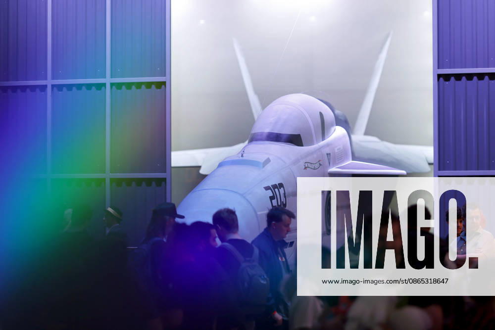 A partial replica of a fighter jet at the Ace Combat 8: Wings of Theve booth at Gamescom 26, the world s largest video game trade show, held at Koelnmesse. Featured image, stock photo. Cologne, August 30, 2026. North Rhine-Westphalia, Germany