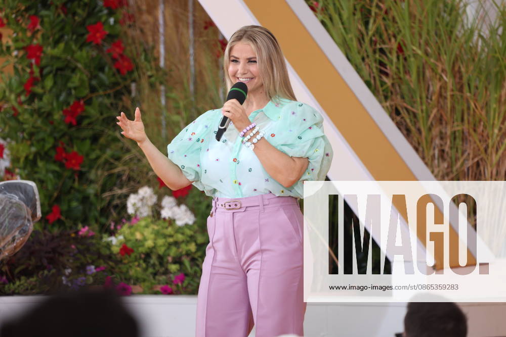 Beatrice Egli on the ARD TV show Immer wieder sonntags at Europa-Park in Rust