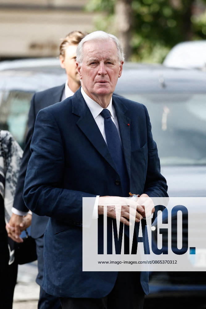 Michel Barnier Arrives at the funeral of Nicolas Altmayer at theChurch of Saint Germain des Prés in Paris on August 31, 2026 Dominique Jacovides Cyril Moreau Bestimage Arrival at the funeral of Nicolas Altmayer at the Church of Saint Germain des Prés in Paris on August 31, 2026 Paris, France