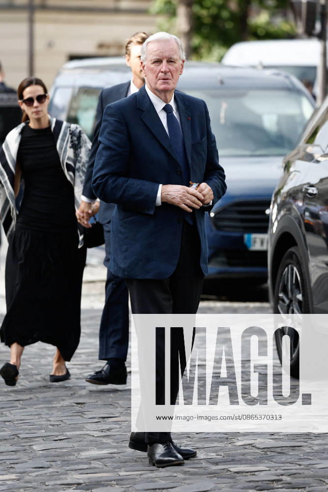 Michel Barnier Arrives at the funeral of Nicolas Altmayer at theChurch of Saint Germain des Prés in Paris on August 31, 2026 Dominique Jacovides Cyril Moreau Bestimage Arrival at the funeral of Nicolas Altmayer at the Church of Saint Germain des Prés in Paris on August 31, 2026 Paris, France