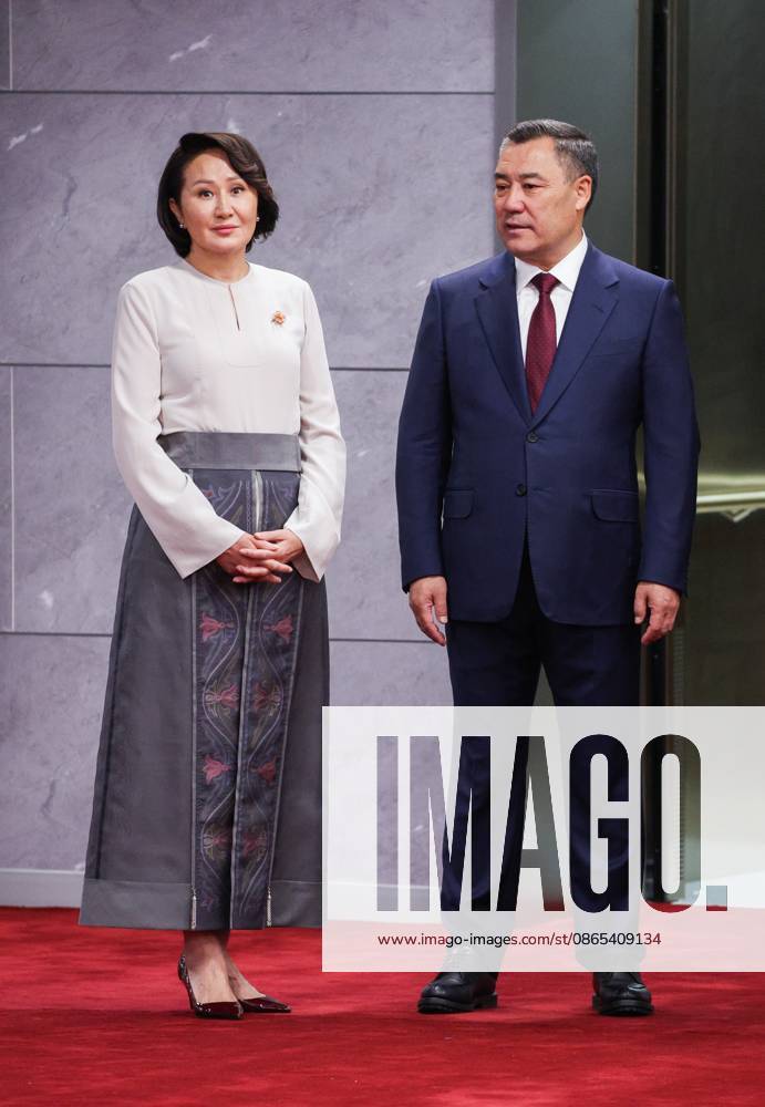 Kyrgyzstan Putin SCO Summit 9231864 31.08.2026 Kyrgyz President Sadyr Japarov and his spouse Aigul Japarova attend the opening ceremony of the 6th World Nomad Games in Bishkek, Kyrgyzstam. Vyacheslav Prokofiev Sputnik Bishkek Kyrgyzstan