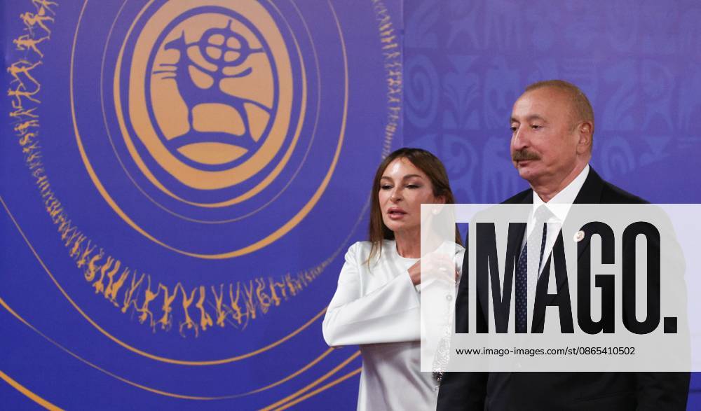 Kyrgyzstan Putin SCO Summit 9231903 31.08.2026 Azerbaijani President Ilham Aliyev and his spouse Mehriban attend the opening ceremony of the 6th World Nomad Games in Bishkek, Kyrgyzstan. Vyacheslav Prokofiev Sputnik Bishkek Kyrgyzstan