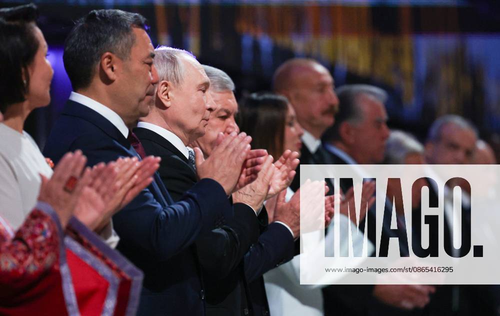Kyrgyzstan Putin SCO Summit 9231947 31.08.2026 Kyrgyz President Sadyr Japarov and Russian President Vladimir Putin attend the opening ceremony of the 6th World Nomad Games in Bishkek, Kyrgyzstan. Vyacheslav Prokofiev Sputnik Bishkek Kyrgyzstan
