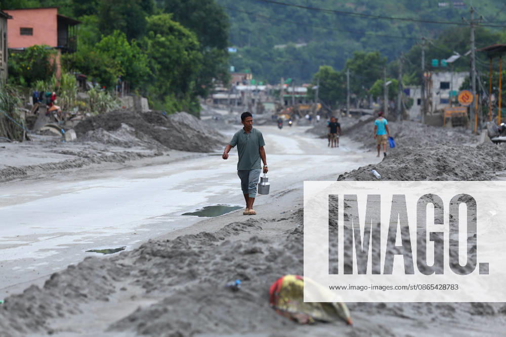 After The Flood: Trishulis Mud, Loss And Recovery A general view of the flood-affected Baireni area in Dhading district, Nepal, on August 31, 2026, after a glacial outburst along the Tibet-Nepal border triggered flooding that caused widespread damage across central Nepal. Nuwakot Bagmati Nepal