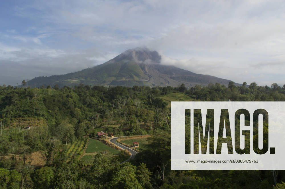 Sinabungs Renewed Ash Mount Sinabung erupts, spewing volcanic ash, as seen from Simpang Empat District, Karo Regency, North Sumatra, Indonesia, on September 1, 2026. Local residents wear masks as a precaution against airborne volcanic ash following renewed eruptive activity on August 30, 2026. The volcano had been dormant for 400 years before entering a prolonged eruption period from 2010 until activity subsided in 2021. Karo, North Sumatra Indonesia
