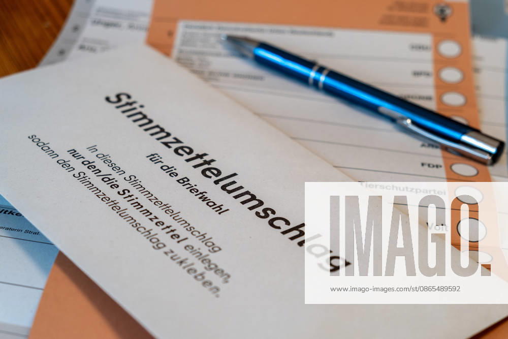 Absentee voting materials, including a ballot and a ballot envelope, for the Berlin House of Representatives election on September 20, 2026 Absentee voting materials S-P202609011110