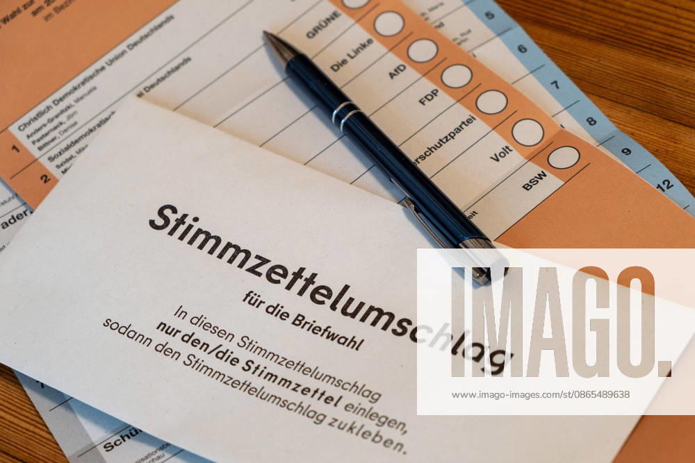 Absentee voting materials, including a ballot and a ballot envelope, for the Berlin House of Representatives election on September 20, 2026 Absentee voting materials S-P202609011134