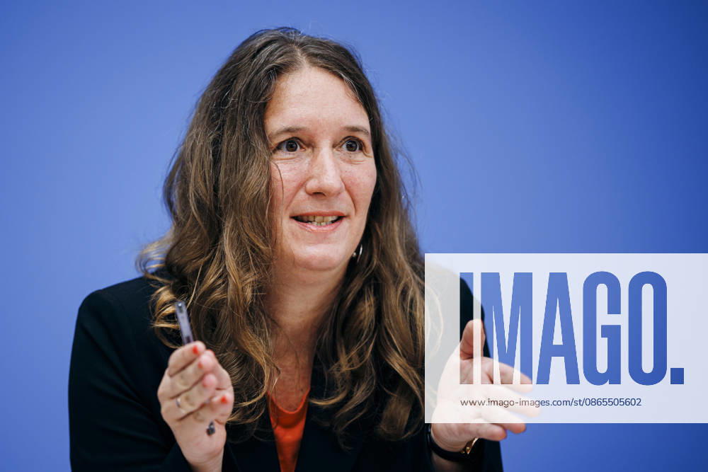 Gwendolyn Stilling, GKS Consult, author of the 2026 Rent Report, photographed during the presentation of the latest Rent Report at the Federal Press Conference (BPK) in Berlin on September 1, 2026, Berlin, Germany