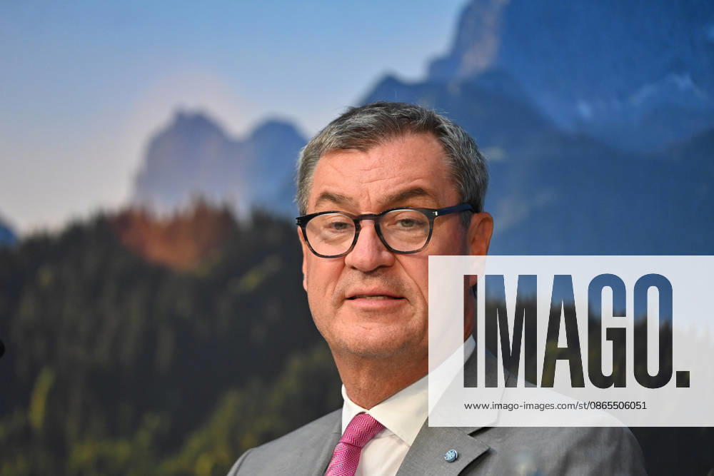 Markus SOEDER, Minister-President of Bavaria and CSU Chairman, wearing glasses; single frame, cropped image, portrait; press conference of the Bavarian State Government following a cabinet meeting on September 1, 2026, at the Prinz Carl Palais in Munich