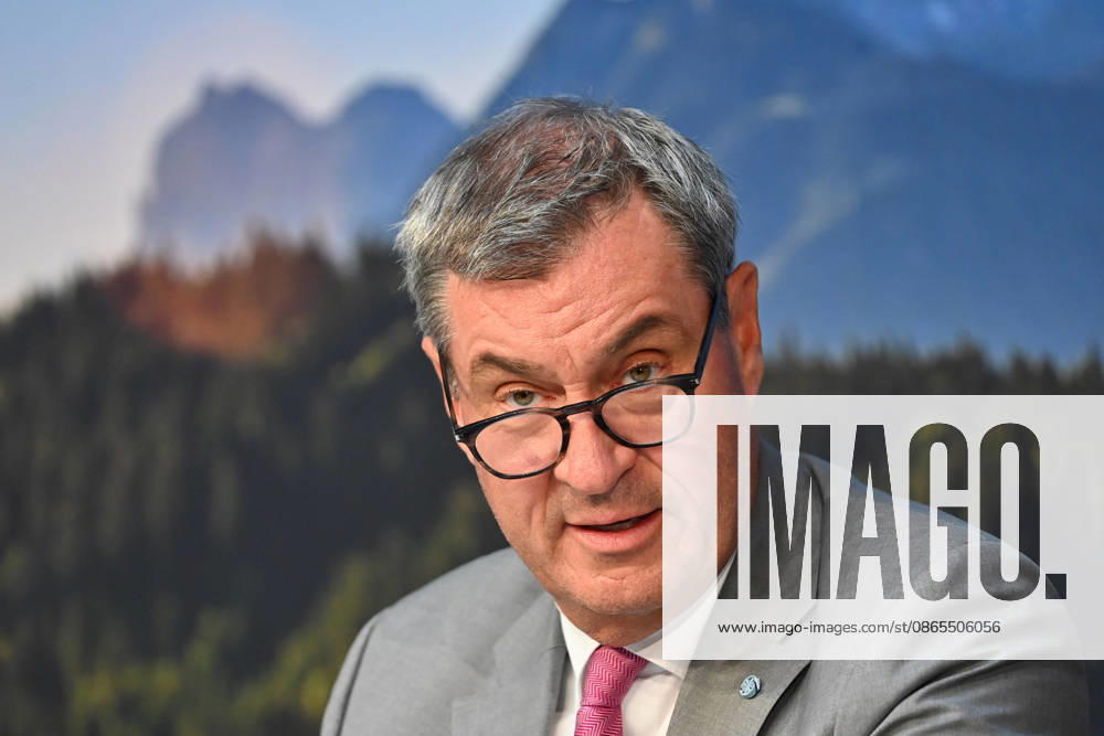 Markus SOEDER, Minister-President of Bavaria and CSU Chairman, wearing glasses; single frame, cropped image, portrait; press conference of the Bavarian State Government following a cabinet meeting on September 1, 2026, at the Prinz Carl Palais in Munich
