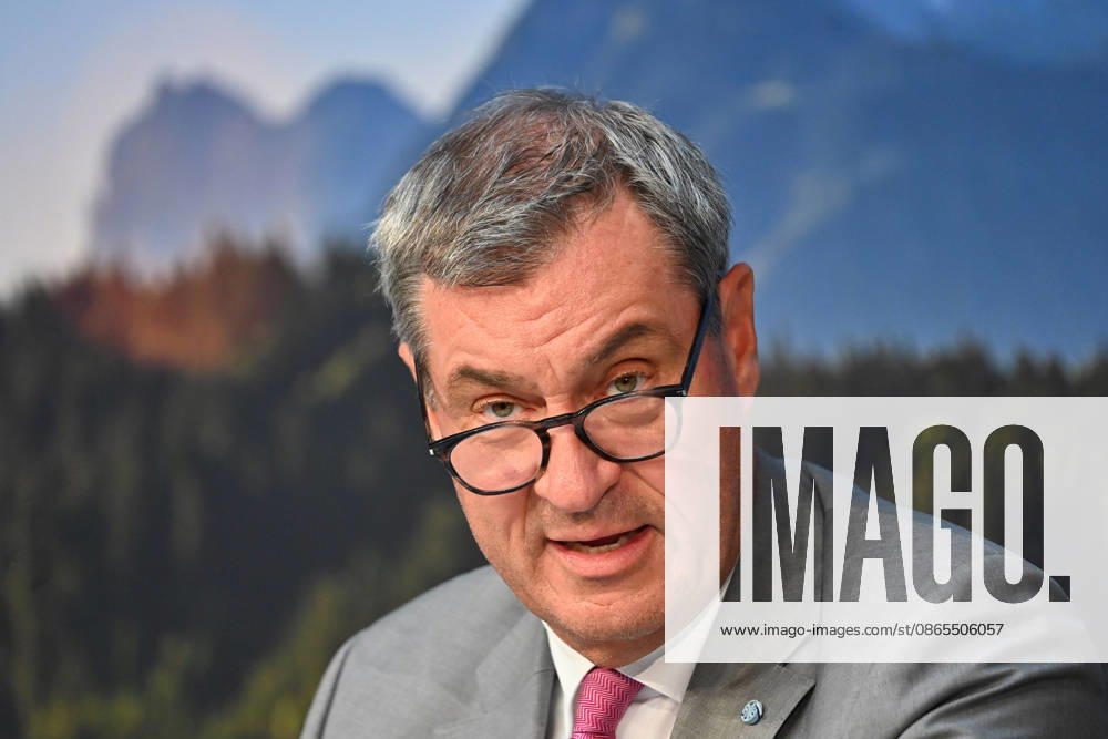 Markus SOEDER, Minister-President of Bavaria and CSU Chairman, wearing glasses; single frame, cropped image, portrait; press conference of the Bavarian State Government following a cabinet meeting on September 1, 2026, at the Prinz Carl Palais in Munich