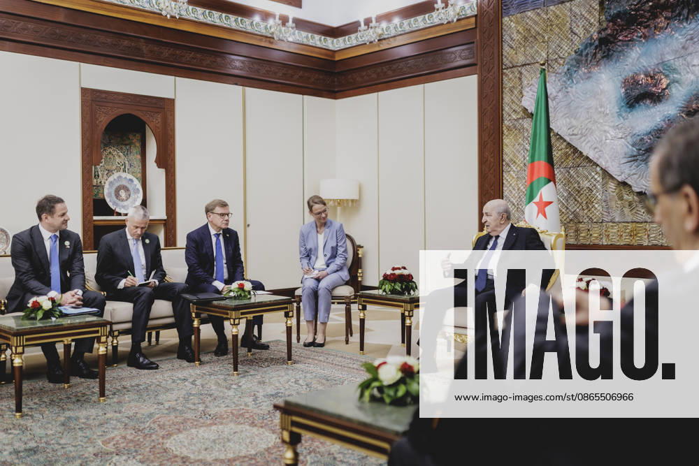 L R Johann Wadephul (CDU), Federal Minister of Foreign Affairs, and Abdelmadjid Tebboune, President of Algeria, photographed during a joint meeting in Algiers on September 1, 2026. Photographed on behalf of the Federal Foreign Office, Algiers, Algeria