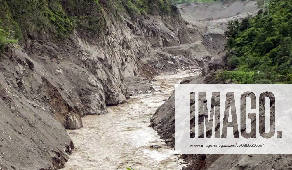 Rescue operation underway at the flood-hit hydropower tunnel in Syabrubesi s Chilime in Rasuwa Rasuwa Nepal , Sep 01 (ANI): A view of the flood-hit hydropower tunnel area at Syabrubesi s Chilime, in Rasuwa on Tuesday. (ANI Video Grab) Rasuwa Nepal