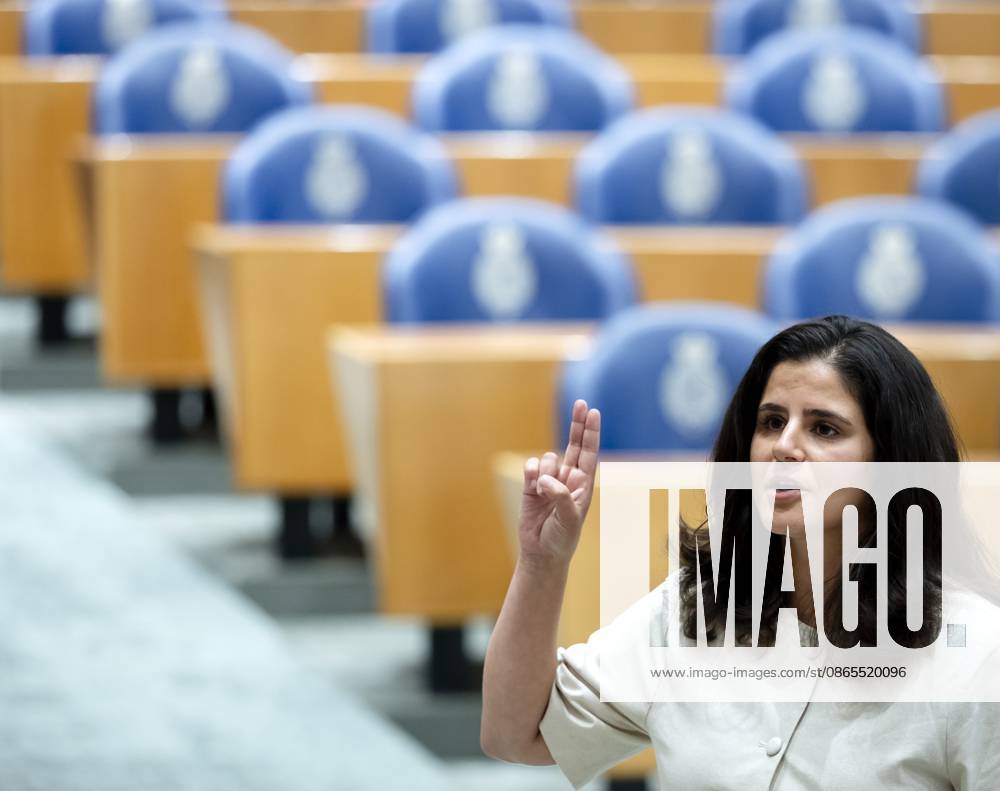 THE HAGUE - Iem al Biyati (FvD) will take the oath in the House of Representatives during the first question hour following the summer recess. She is replacing Lidewij de Vos (FvD) during her maternity leave. REMKO DE WAAL ANP netherlands out - belgium out