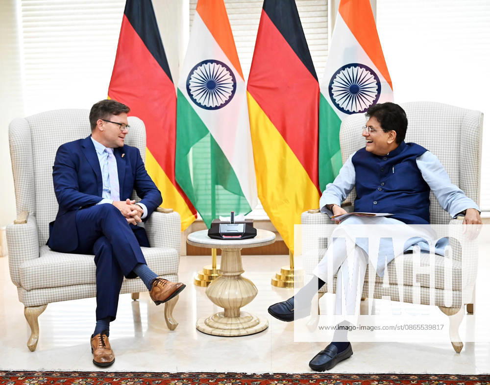 Piyush Goyal meets German Minister Carsten Schneider New Delhi, Sep 01 (ANI): Union Minister Piyush Goyal meets German Minister of the Environment, Nature Conservation and Nuclear Safety, Carsten Schneider, in New Delhi on Tuesday. (@PiyushGoyal X ANI Photo) NEW DELHI Delhi India