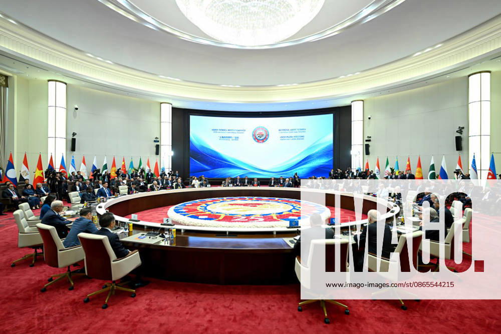 Leaders attend a SCO+ format meeting of the Shanghai Cooperation Organisation (SCO) summit in Bishkek, Kyrgyzstan on Tuesday on September 1, 2026. photo by Iranian Presidency KER2029090123 IranianxPresidency