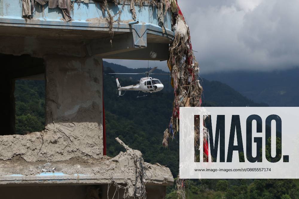 Search operations continue after Rasuwa floods RASUWA, NEPAL, SEPTEMBER 1, 2026: Nepali security personnel and rescue teams conduct search and rescue operations in flood-hit areas of Rasuwa following the Bhotekoshi River flood on August 26. Teams continue searching for people reported missing after the disaster. Rasuwa Nepal