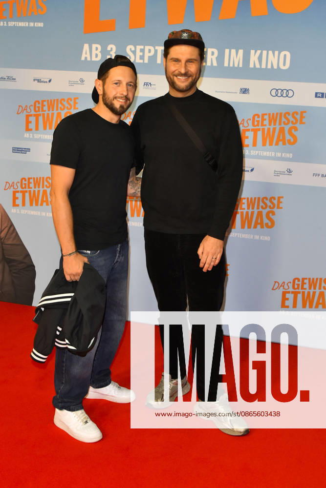 ABB Das gewisse Etwas Maurice Gajda and Mitch Gajda appeared on the red carpet at the NRW Kino film premiere of Das gewisse Etwas at the Cinedom theater on September 1, 2026, in Cologne, North Rhine-Westphalia, Germany