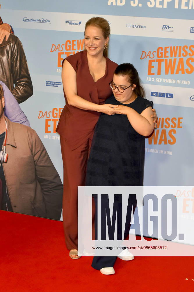 ABB GEWISSEETWAS: Jasmin Schwiers and Antonia Riet appeared on the red carpet at the NRW Kino film premiere of *Das gewisse Etwas* at the Cinedom theater on September 1, 2026, in Cologne, North Rhine-Westphalia, Germany