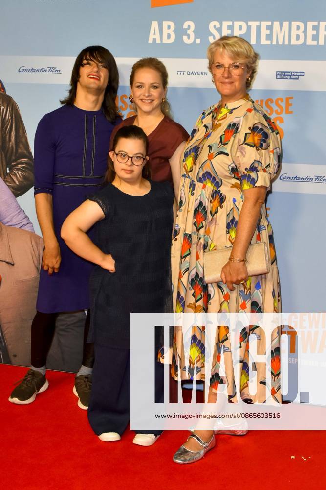 ABB GEWISSEETWAS: Jasmin Schwiers, Antonia Riet, Linn Bade, and Viola Jaeger attended the red carpet event for the NRW Kino film premiere of *Das gewisse Etwas* at the Cinedom movie theater on September 1, 2026, in Cologne, North Rhine-Westphalia, Germany