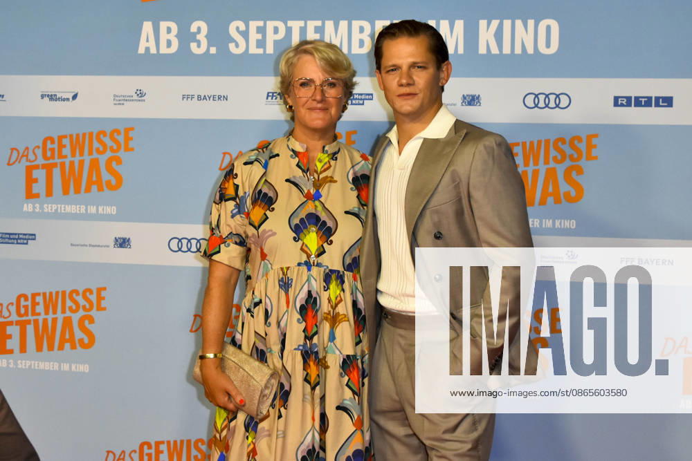 ABB GEWISSEETWAS: Max von der Groeben and Viola Jaeger appeared on the red carpet at the NRW Kino film premiere of *Das gewisse Etwas* at the Cinedom theater on September 1, 2026, in Cologne, North Rhine-Westphalia, Germany