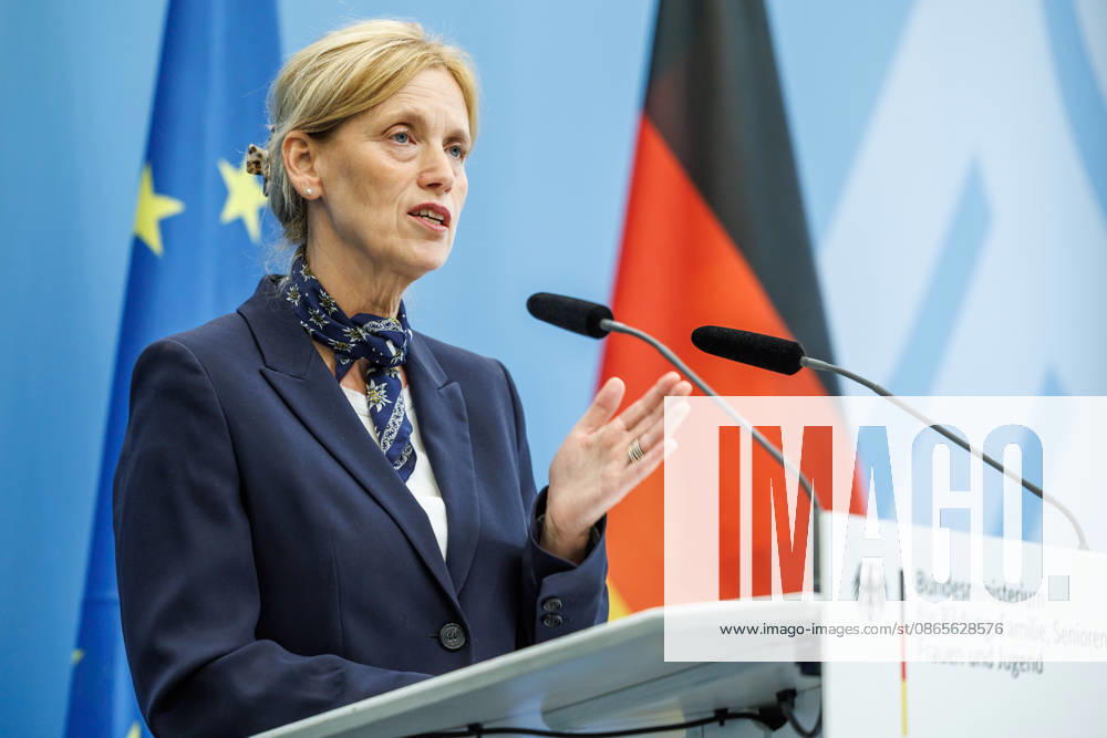 Statement by Federal Minister for Family Affairs Karin Prien (CDU), during a press conference on the Equal Opportunities and Quality Development Act (SCQEG) on September 2, 2026, at the Federal Ministry of Education, Family, Seniors, Women, and Youth in Berlin, Berlin, Berlin, Germany; Federal Ministry of Education, Family, Seniors, Women, and Youth
