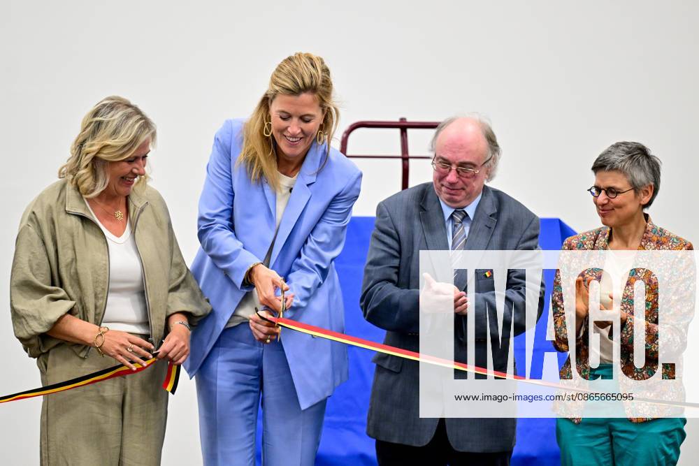 Minister of Public Modernisation Vanessa Matz; Minister of Justice Annelies Verlinden, Geert De Poorter, President FOD Justice and Antwerp province governor Cathy Berx pictured during the official opening of the new de Kade jail in Antwerp, Wednesday 2 September 2026. The prison will have capacity for 440 inmates. It will be divided into one wing for 330 men, one wing for 66 women and one wing comprising a medical centre and a care unit for 44 people. Each wing will consist of living units for 22 inmates. DIRKxWAEM 185048499
