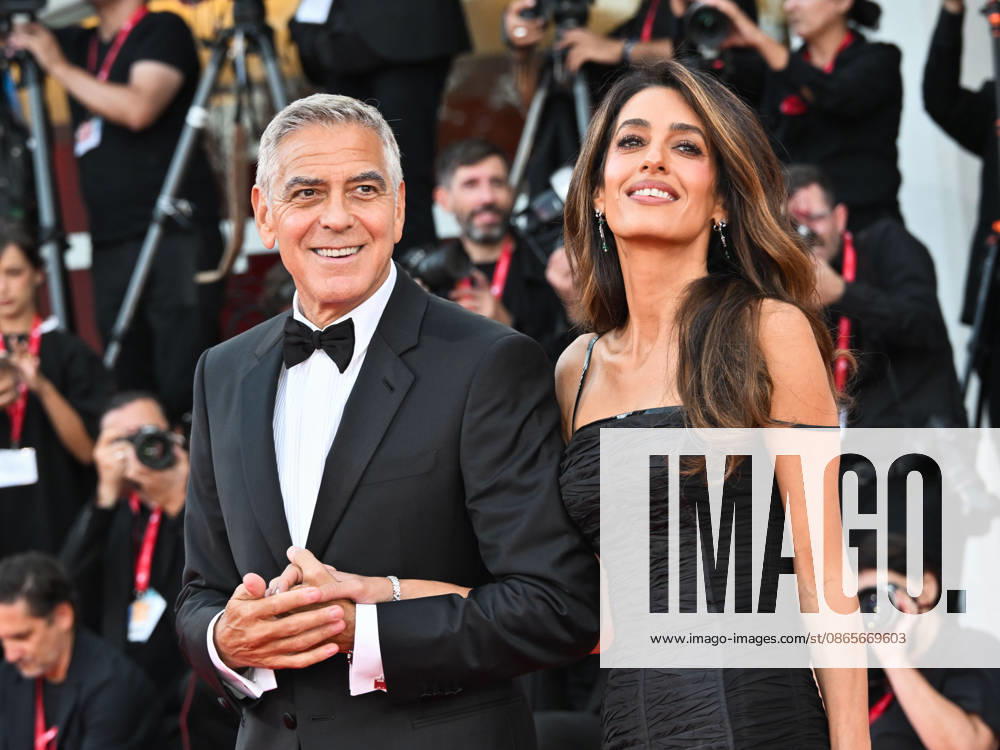 IPA88036549 - Venice, 83rd Venice International Film Festival 2026 - Night 1 - Opening Night Red Carpet. Pictured: George Clooney and Amal Clooney