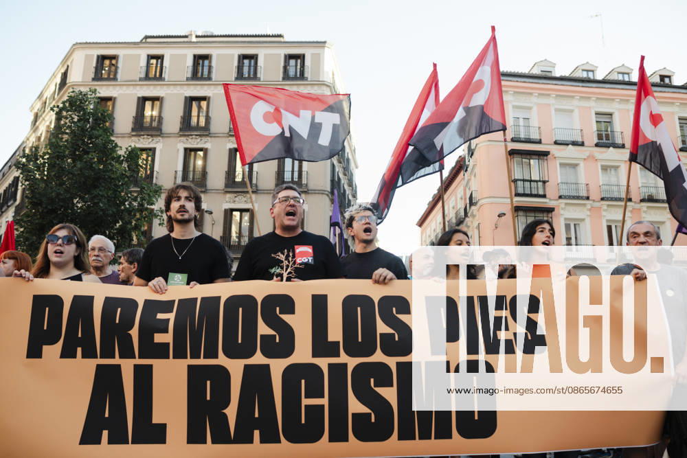 Rally in Madrid Against Racism in Ceuta Several people at a rally against racism in Ceuta, in Plaza de Callao, on September 2, 2026, in Madrid, Spain. The Madrid Internationalist Assembly has organized this protest under the slogan Let’s Put a Stop to Racism. SEPTEMBER 2, 2026 CEUTA DAY PROTEST RALLY MIGRANTS IMMIGRANTS SUPPORT SOLIDARITY CRISIS MIGRATION CRISIS HUMANITARIAN CRISIS RACISM ANTI-RACISM Madrid Madrid, Spain