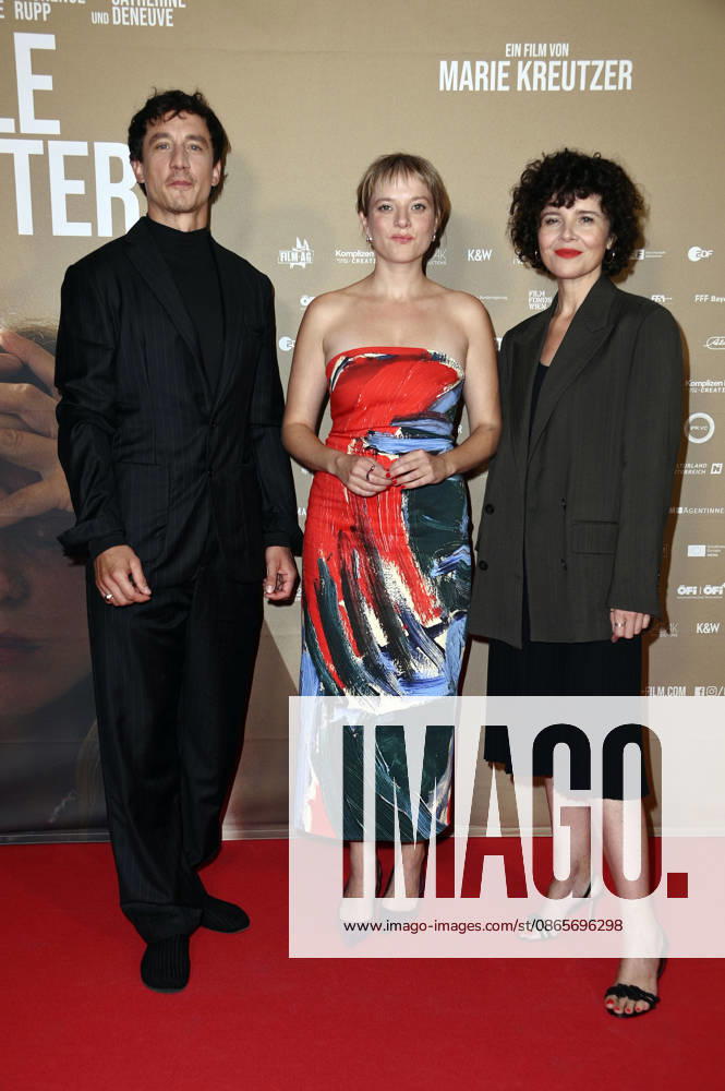 Laurence Rupp, Jella Haase, and Marie Kreutzer at the premiere of *Gentle Monster* at the Delphi Filmpalast in Berlin, September 2, 2026 Foto:xN.xKubelkax xFuturexImagex monster_6905