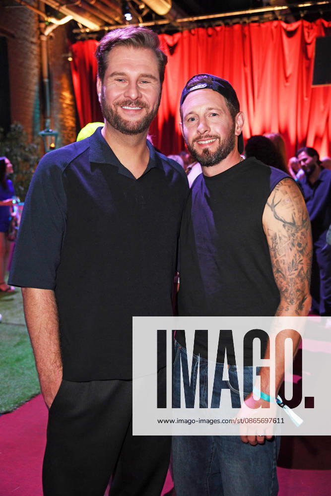 Maurice Gajda with her husband Michael Barg at the 2026 PROMI BIG BROTHER REVEAL EVENT at the Capitol Theater in Düsseldorf on September 2, 2026