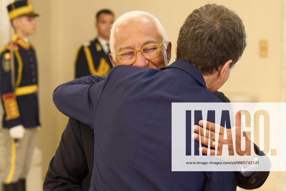 Antonio Costa Official Visit to Romania Bucharest, Romania. 3rd Sep, 2026: Antonio Costa (L) President of the European Council is welcomed by Nicusor Dan (R), President of Romania, at Cotroceni Palace. Bucharest Romania