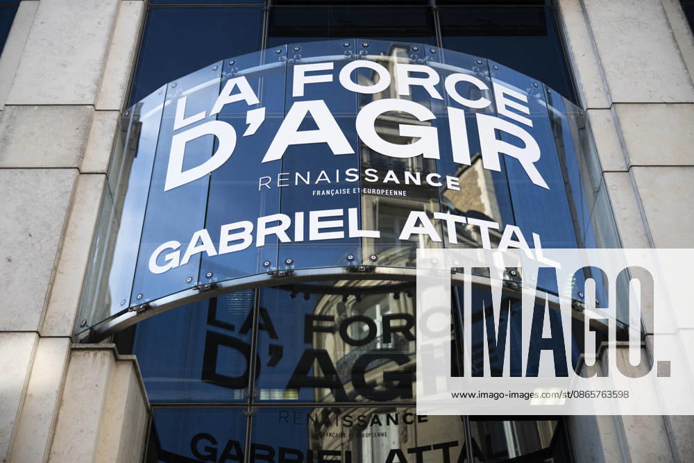 Gabriel Attal Present His Campaign Team - Paris Illustration Renaissance headquarters at the Renaissance headquarters in Paris on September 3, 2026. Photo by Eliot Blondet ABACAPRESS.COM Paris France France