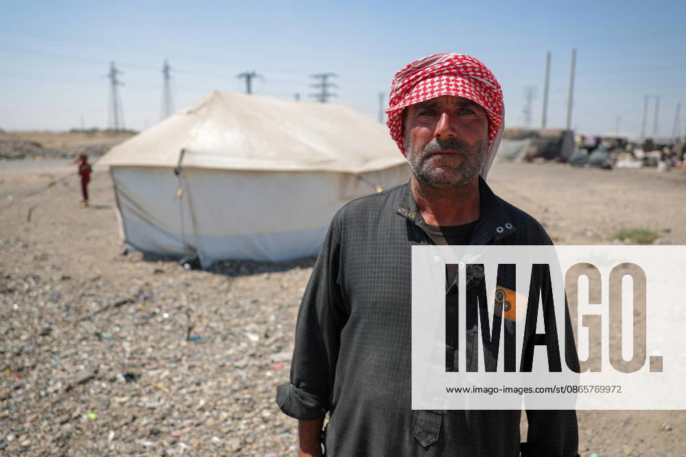 Displaced Syrians endure harsh conditions in Raqqa camps RAQQA, SYRIA - SEPTEMBER 3: Thousands of people forcibly displaced from various regions of Syria due to attacks by the ousted Assad regime and the terrorist group Daesh (ISIS) continue to live under severe conditions in camps across Raqqa province, Syria on September 3, 2026. Around 10,000 displaced individuals who fled the violence and settled in the Sehla al-Banat and Yunani camps are struggling to survive in makeshift tents lacking basic essential services Abdulrhman El Ali Anadolu Raqqa Syria. Editorial use only. Please get in touch for any other usage.