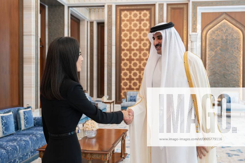 Qatar Emir Receives Message From Uzbek President Mirziyoyev Qatar s Emir Sheikh Tamim bin Hamad Al Thani receives an oral message from Uzbek President Shavkat Mirziyoyev, delivered by Saida Mirziyoyeva, head of Uzbekistan’s Presidential Administration, during a meeting at his office at Lusail Palace, on September 3, 2026. Photo by Emiri Diwan Office apaimages Doha Doha Qatar 030926_Qatar_QPO_00(1)